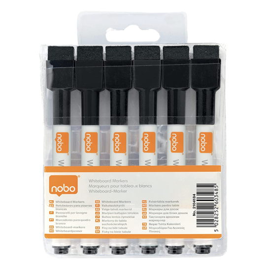 Pack-de-6-rotuladores-Vileda-en-color-negro-con-borrador